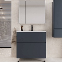 Style Line Мебель для ванной Лима 100 Plus эмаль графит матовая